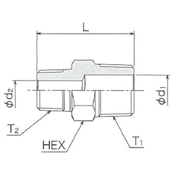 NB高圧用異径ニップル - 清水製作所(継手)