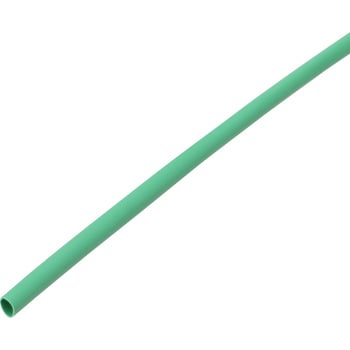 カラー収縮チューブ(緑) デンカエレクトロン 収縮チューブ 【通販モノタロウ】