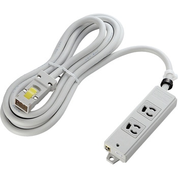 電源タップ ハーネスプラグ 3P 2個口 抜け止め 工事用 物件用 案件用 RoHS OAタップ エレコム