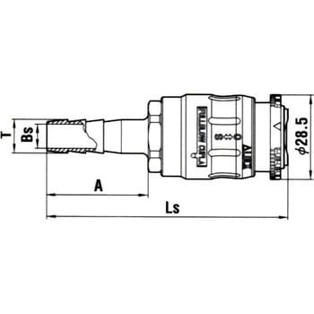 FBH-40SH AL NBR フルブローカプラ ゴムホース取り付け用 1個 日東工器