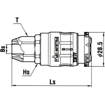 FBH-80SN AL NBR フルブローカプラ ウレタンホース取り付け用 1個 日