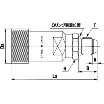6HS-GP STEEL NBR HSPカプラ ソケット (めねじ取り付け用/並行ねじ