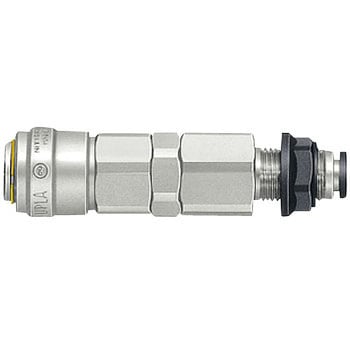 スーパーカプラ ソケット(チューブフィッター付 パネル取付用) 日東工器
