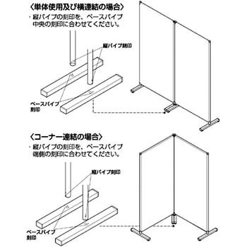 布張りパーティション ナカバヤシ パネル式パーティション 【通販