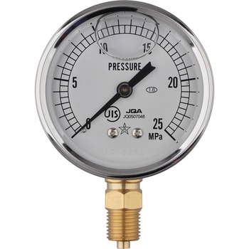 グリセリン入り圧力計Φ60 右下精器製造 グリセリン入圧力計 【通販モノタロウ】