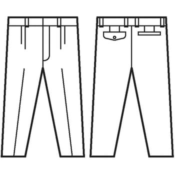 41601 ツータックパンツ 自重堂