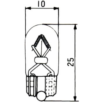 ウェッジベース電球 24V フォーカス(FOCUS)
