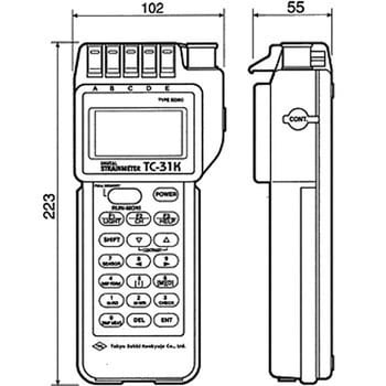 TC-31K 【測定・測量機器レンタルサービス】デジタルひずみ測定器CF 1台 東京測器研究所 【通販モノタロウ】