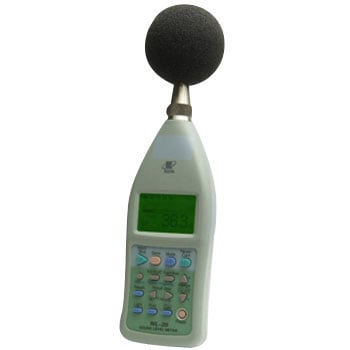 大特価品LION / リオン / 普通騒音計 NL-20 / 簡易確認済み / ケース、ケーブル付き / No.N610 環境測定器