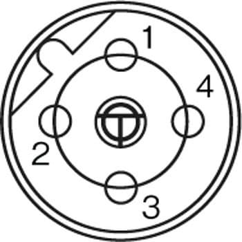 丸型防水コネクタ(M12)組立式コネクタ プラグ(圧着タイプ/はんだタイプ) XS2 omron(オムロン)