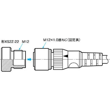 丸型防水コネクタ(M12)用防水カバー XS2 omron(オムロン)