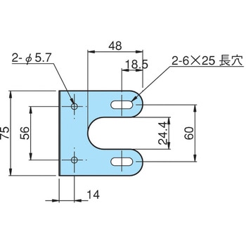 マーカーステー(メッキ) JB(日本ボデーパーツ工業)