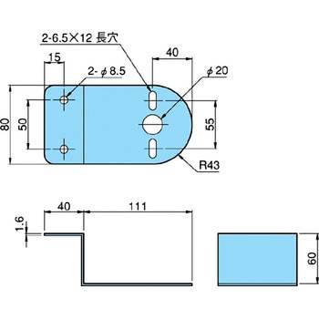 マーカーステー(メッキ) JB(日本ボデーパーツ工業)