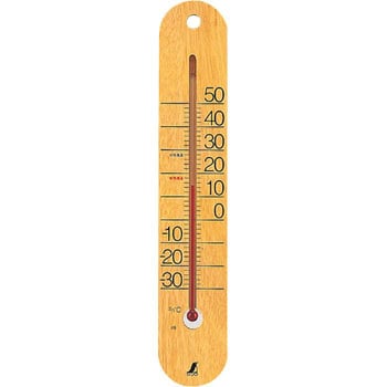 木製温度計 壁掛 シンワ測定 棒状温度計 【通販モノタロウ】