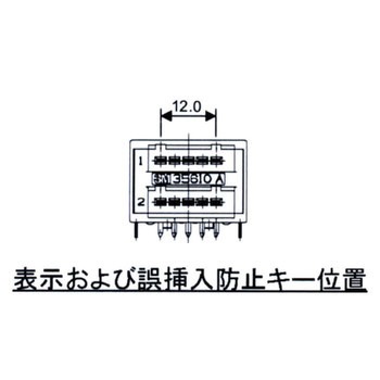パワークランプボードマウントヘッダーストレート型10極(5極×2列) 3M(スリーエム)