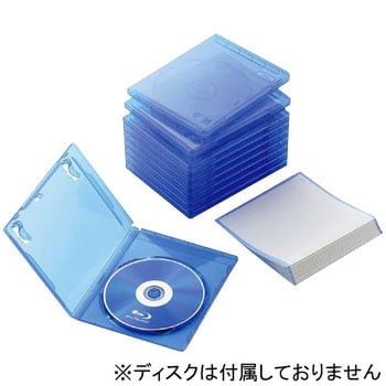 Blu Rayディスクケース 1枚収納タイプ エレコム Cd Dvdトールケース 通販モノタロウ Ccd Blu103cbk