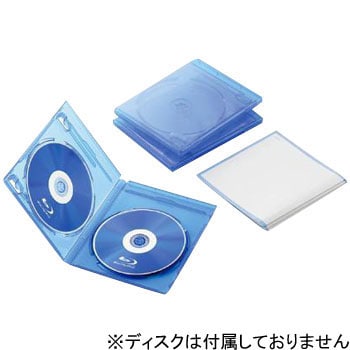 Blu-rayディスクケース(2枚収納タイプ) エレコム CD/DVDトールケース 【通販モノタロウ】