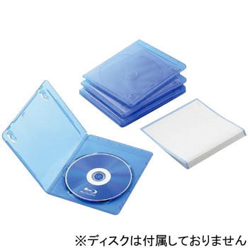 CCD-BLUS105CBU スリムBlu-rayディスクケース 1式(5枚) エレコム