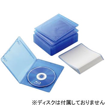 CCD-BLUS110CBU スリムBlu-rayディスクケース 1式(10枚) エレコム