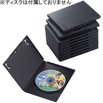 DVDトールケース(1枚収納) エレコム CD/DVDトールケース 【通販