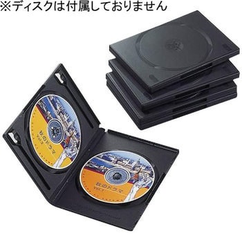 DVDトールケース(2枚収納) エレコム CD/DVDトールケース 【通販 