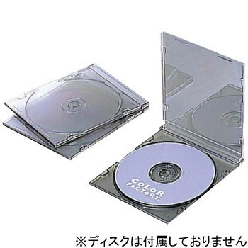 CFC-01GY01 スリムCDケース(3枚パック) 1式(3枚) エレコム 【通販
