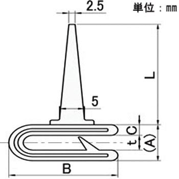 フラップシールTGBシリーズ メーターカット品 材質PVC