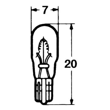 A7920 ウェッジベース電球 12V 1箱(10個) ハリソン東芝ライティング 【通販モノタロウ】