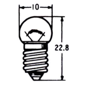 ダッシュ・メーター・パネル用電球(シングル) 12V ハリソン東芝ライティング 車用パネル/メーター用電球 【通販モノタロウ】