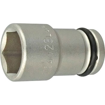 インパクト用ロングソケット(無電解ニッケルメッキ) TONE(トネ/旧:前田金属工業)