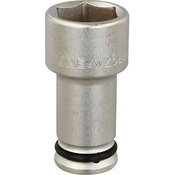 インパクト用ロングソケット(無電解ニッケルメッキ) TONE(トネ/旧:前田金属工業)