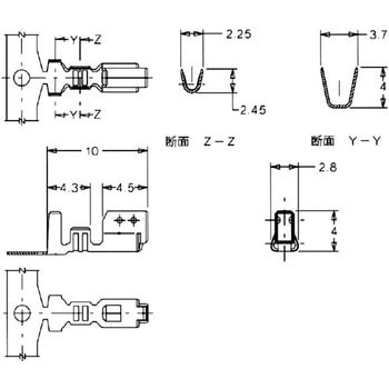 51067シリーズ用ターミナル 50217 日本モレックス(molex)
