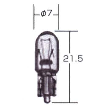 ウェッジベース電球 24V KOITO ウェッジベース電球(24V対応) 【通販