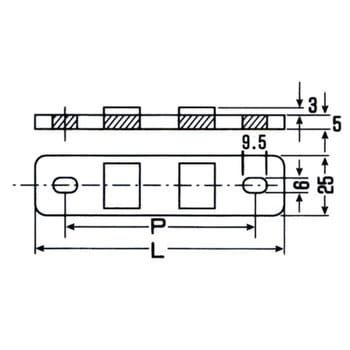 PPサドル台座 アカギ