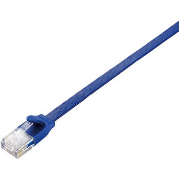 LANケーブル CAT6A ギガビット より線 フラット スリムコネクタ