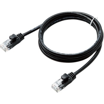 LANケーブル CAT6 ギガビット より線 やわらか スリムコネクタ 爪折れ防止 短尺 エレコム