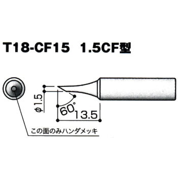 交換こて先 T18シリーズ 白光