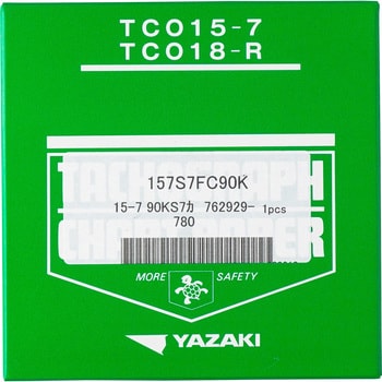 762929-780 大型タコグラフ用チャート紙(緑箱) 1セット(100枚) 矢崎 