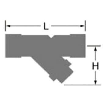 150型(10K)青銅製Y形ストレーナ YKシリーズ キッツ(KITZ) Y形