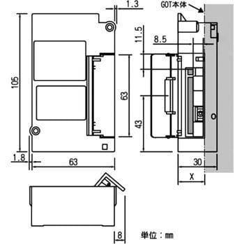 GT15-CFCD CFカードユニット 1個 三菱電機 【通販モノタロウ】