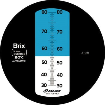 MASTER-80H 手持屈折計(自動温度補正・防水機能付) 1台 アタゴ 【通販
