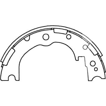 ブレーキシュー(ハーフタイプ) MKカシヤマ 車用ブレーキシュー 【通販