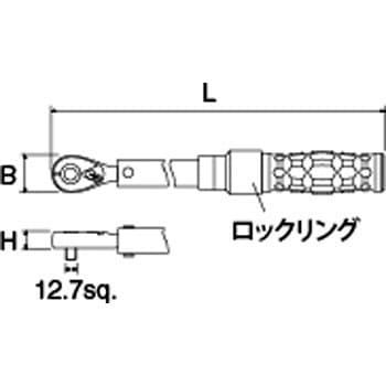 KTC 京都機械工具 12.7sq.プレセット型トルクレンチ CMPB3004ハンドメイド