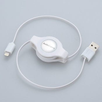 ライトニング 伸縮ケーブル オーム電機