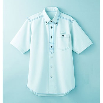 トップス S 20/-OE天竺 カットソー × シャツ リメイク風 ビッグ プル