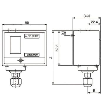 SNS-C110 圧力スイッチ 1台 鷺宮製作所 【通販サイトMonotaRO】