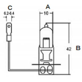 ハロゲンランプ H3 24V モノタロウ