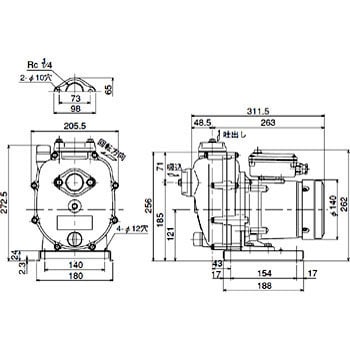 CMP3N-60.4R セルプラテクポン 1台 寺田ポンプ製作所 【通販サイト