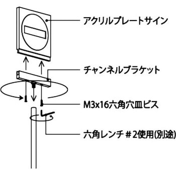 サインスタンドセット(アクリルブラケット) MuSE(タキヤ)