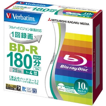 Blu-Ray- Rテレビ録画用 4倍速対応 三菱ケミカル